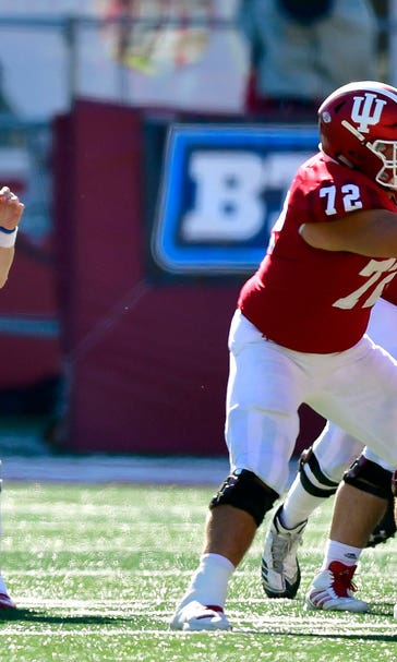Hoosiers keep bowl hopes alive after beating Maryland 34-32